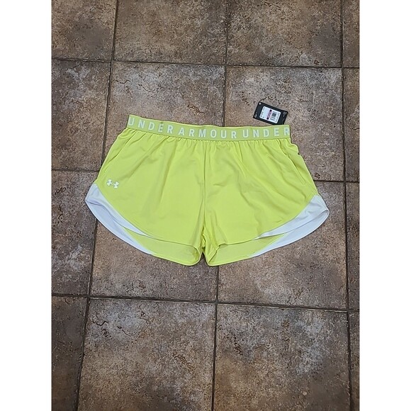 Under Armour Women's Play Up 3.0 Shorts , Pale Moonlight (911)/White , XX-Large - Picture 1 of 8